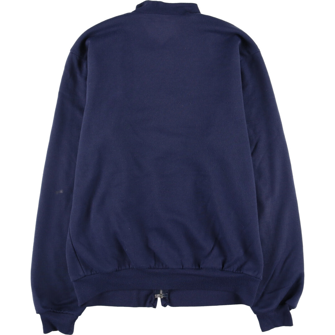 Vintage 90'S MULESKINS full-zip sweatshirt, made in the USA, size M, men's unclear Navy blue Vintage Second Hand