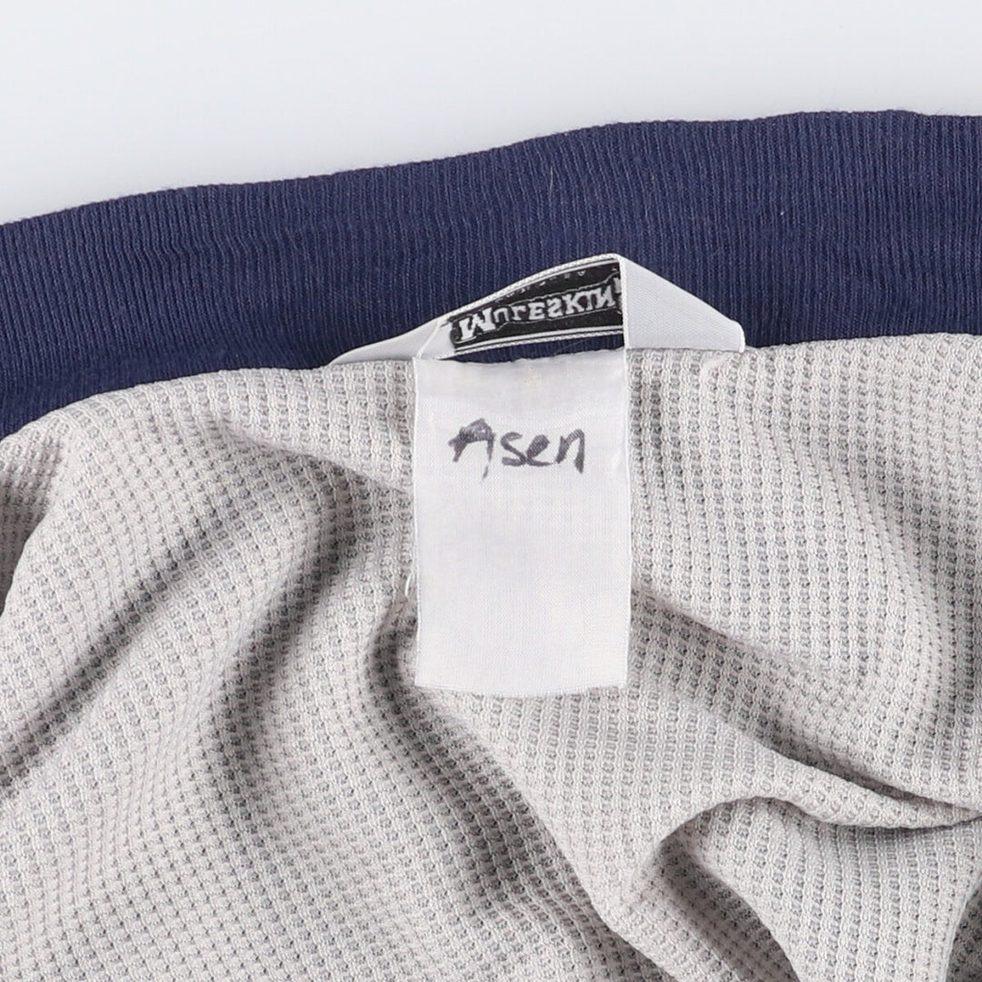 Vintage 90'S MULESKINS full-zip sweatshirt, made in the USA, size M, men's unclear Navy blue Vintage Second Hand