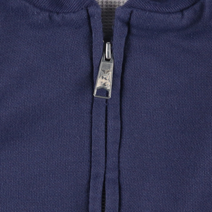 Vintage 90'S MULESKINS full-zip sweatshirt, made in the USA, size M, men's unclear Navy blue Vintage Second Hand