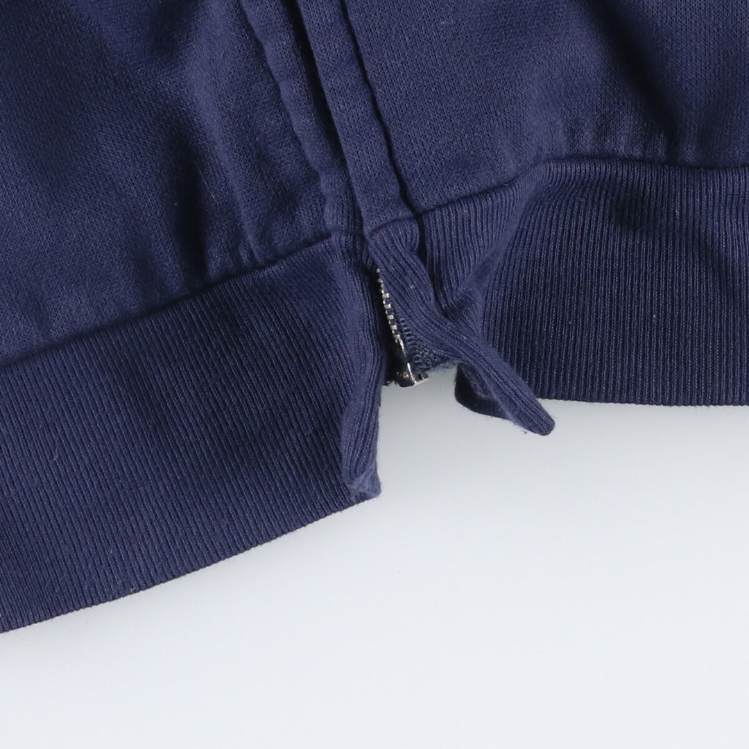 Vintage 90'S MULESKINS full-zip sweatshirt, made in the USA, size M, men's unclear Navy blue Vintage Second Hand