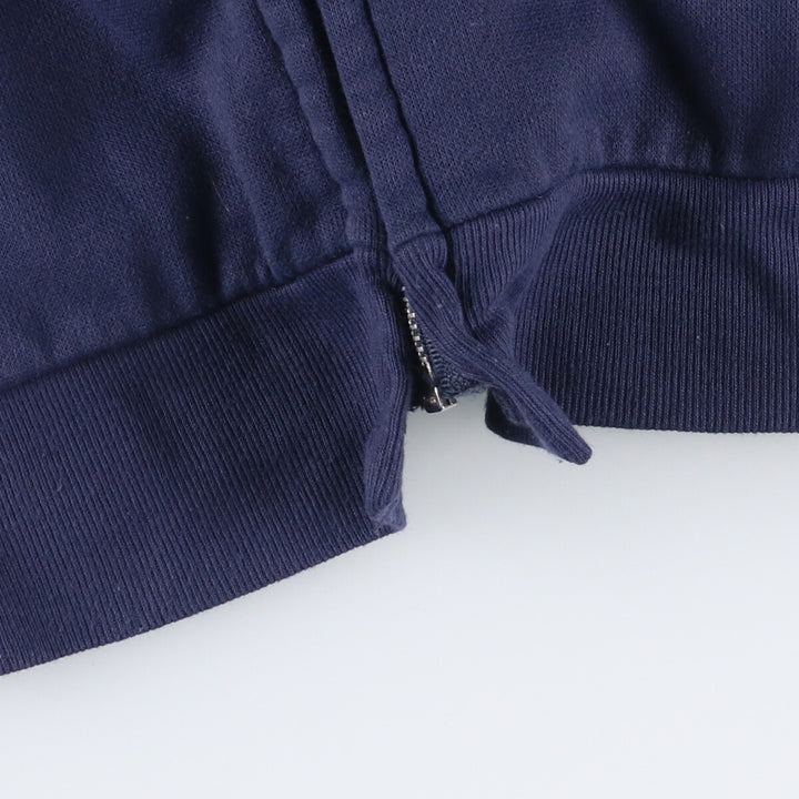 Vintage 90'S MULESKINS full-zip sweatshirt, made in the USA, size M, men's unclear Navy blue Vintage Second Hand
