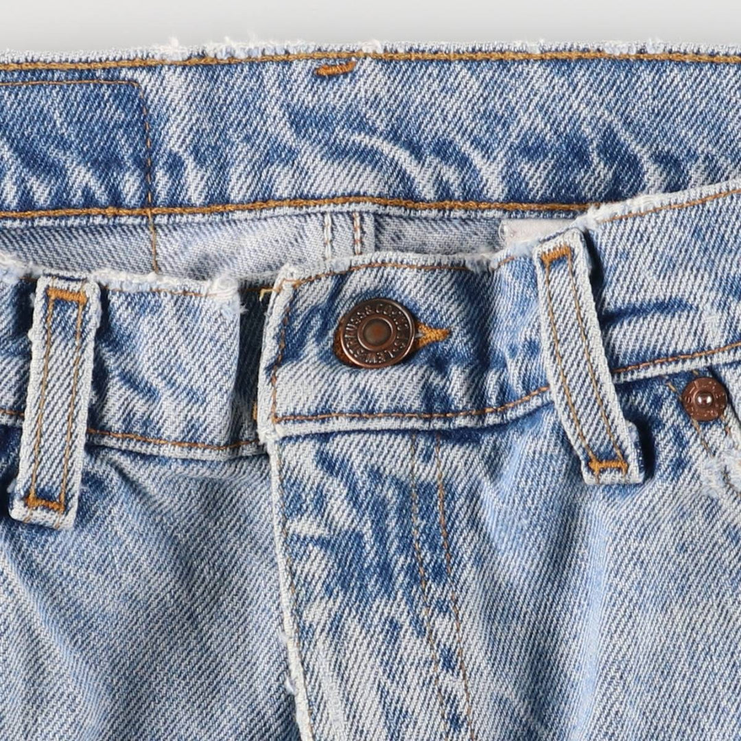 90'S Levi's 10550-0213 Relaxed Fit Tapered Leg Denim Pants with Orange Tab, Men's Size 33 cotton blue type Vintage Second Hand