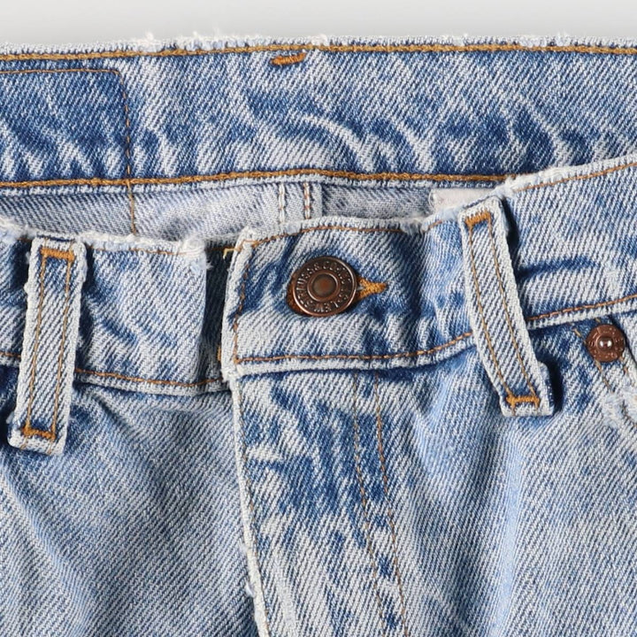 90'S Levi's 10550-0213 Relaxed Fit Tapered Leg Denim Pants with Orange Tab, Men's Size 33 cotton blue type Vintage Second Hand