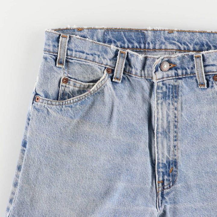 90'S Levi's 10550-0213 Relaxed Fit Tapered Leg Denim Pants with Orange Tab, Men's Size 33 cotton blue type Vintage Second Hand