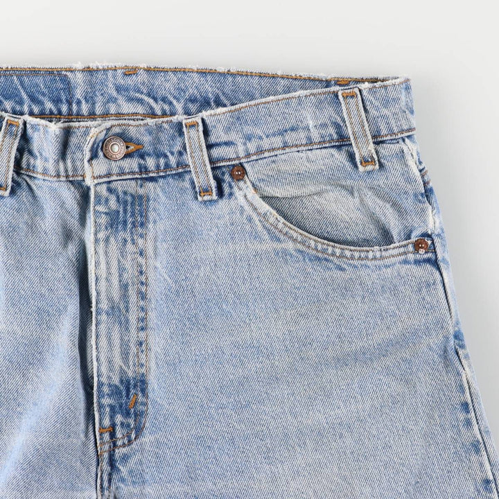 90'S Levi's 10550-0213 Relaxed Fit Tapered Leg Denim Pants with Orange Tab, Men's Size 33 cotton blue type Vintage Second Hand