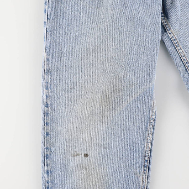 90'S Levi's 10550-0213 Relaxed Fit Tapered Leg Denim Pants with Orange Tab, Men's Size 33 cotton blue type Vintage Second Hand
