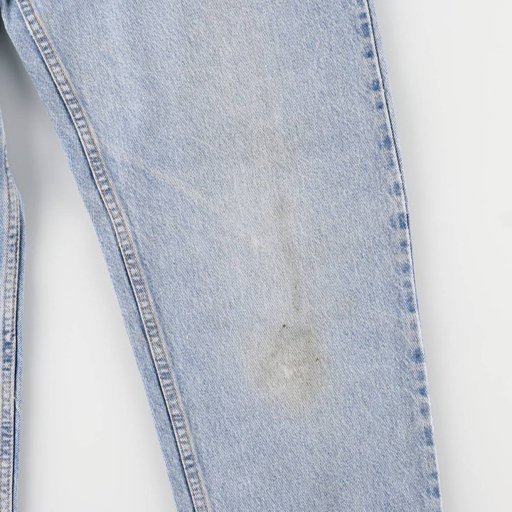 90'S Levi's 10550-0213 Relaxed Fit Tapered Leg Denim Pants with Orange Tab, Men's Size 33 cotton blue type Vintage Second Hand