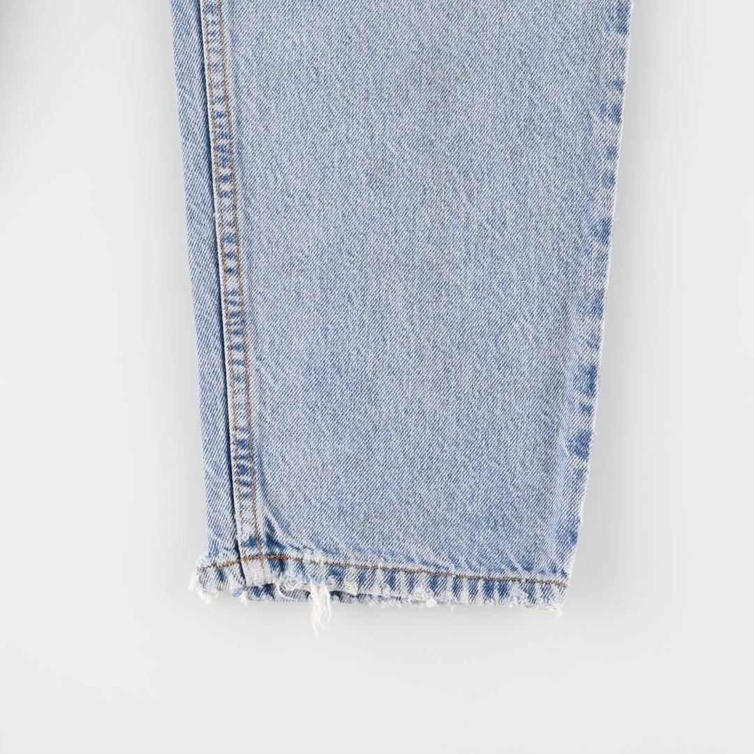 90'S Levi's 10550-0213 Relaxed Fit Tapered Leg Denim Pants with Orange Tab, Men's Size 33 cotton blue type Vintage Second Hand
