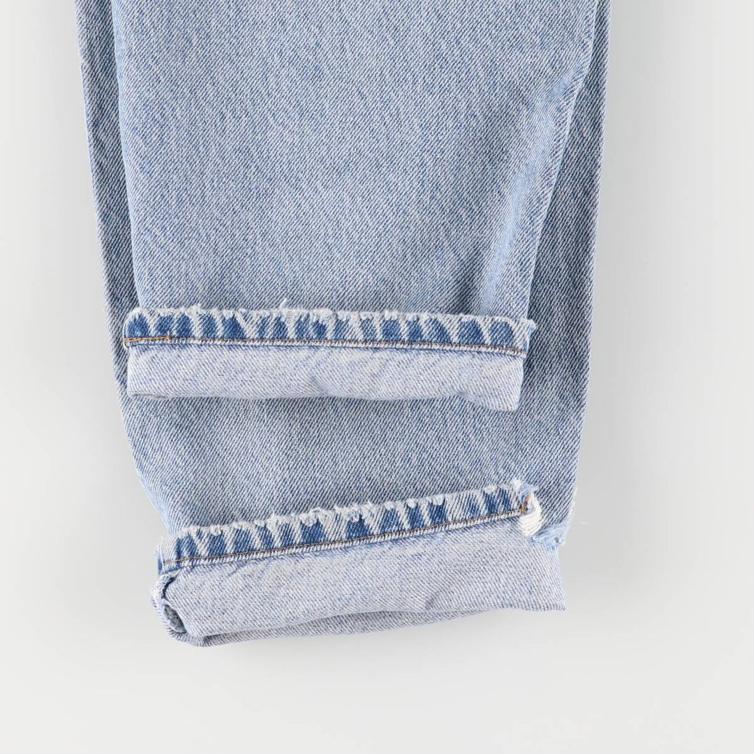 90'S Levi's 10550-0213 Relaxed Fit Tapered Leg Denim Pants with Orange Tab, Men's Size 33 cotton blue type Vintage Second Hand