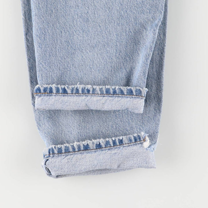 90'S Levi's 10550-0213 Relaxed Fit Tapered Leg Denim Pants with Orange Tab, Men's Size 33 cotton blue type Vintage Second Hand