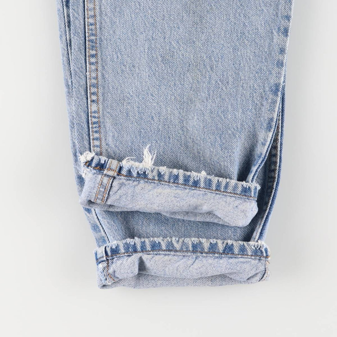 90'S Levi's 10550-0213 Relaxed Fit Tapered Leg Denim Pants with Orange Tab, Men's Size 33 cotton blue type Vintage Second Hand