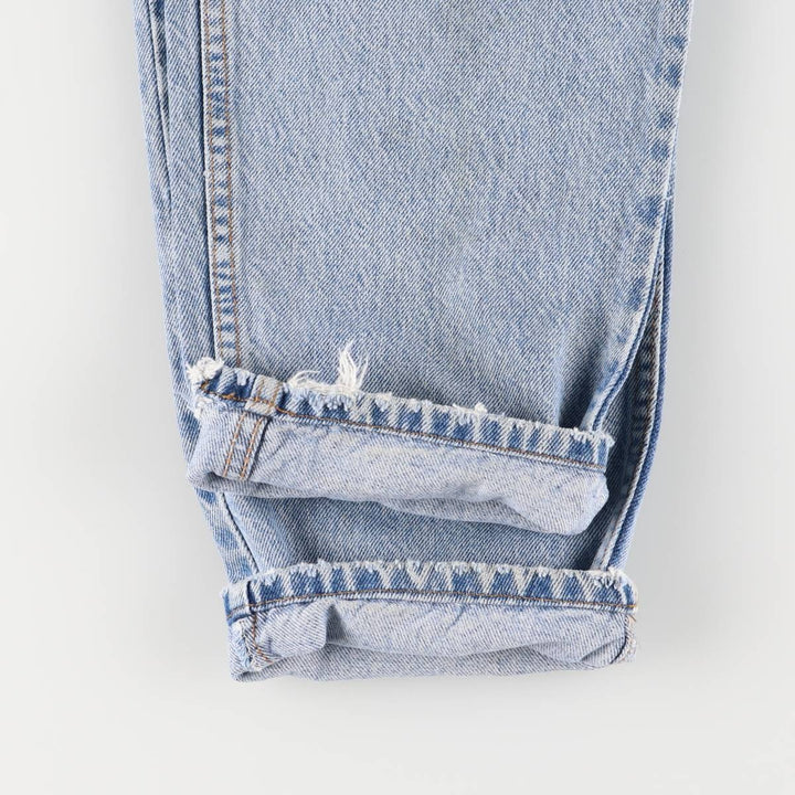 90'S Levi's 10550-0213 Relaxed Fit Tapered Leg Denim Pants with Orange Tab, Men's Size 33 cotton blue type Vintage Second Hand
