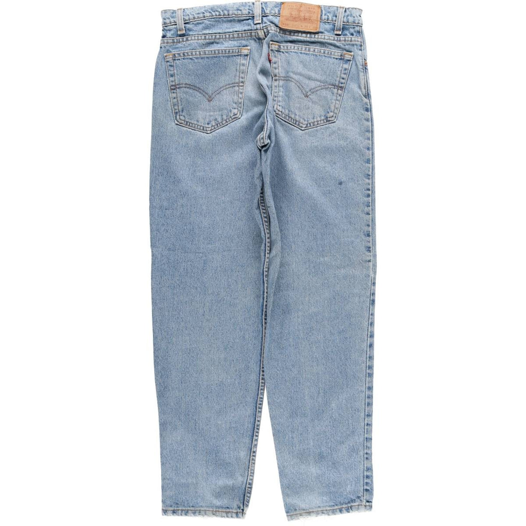 90'S Levi's 550-4891 Relaxed Fit Tapered Leg Denim Pants, Made in USA, Men's Size 32, Vintage cotton blue type Vintage Second Hand