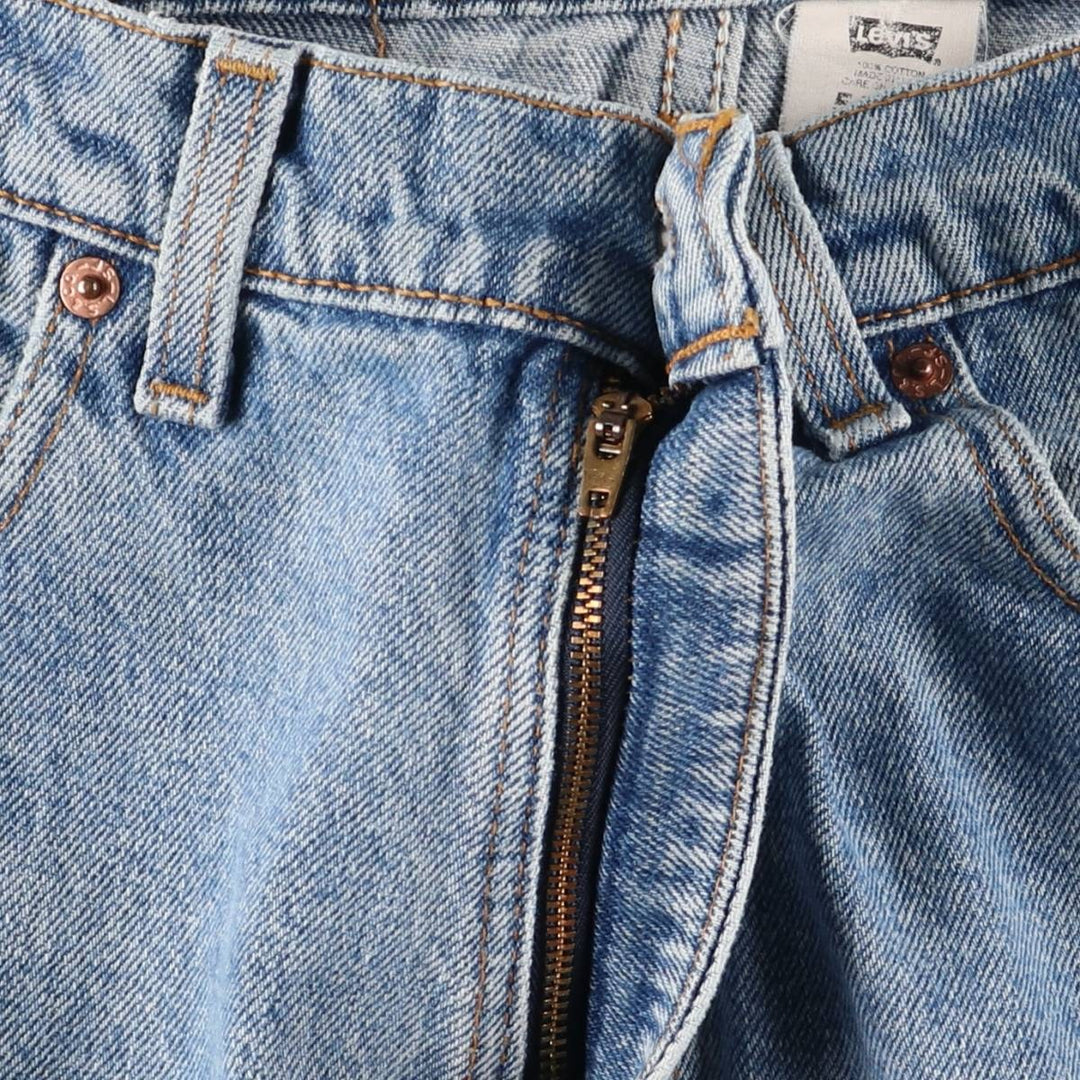 90'S Levi's 550-4891 Relaxed Fit Tapered Leg Denim Pants, Made in USA, Men's Size 32, Vintage cotton blue type Vintage Second Hand