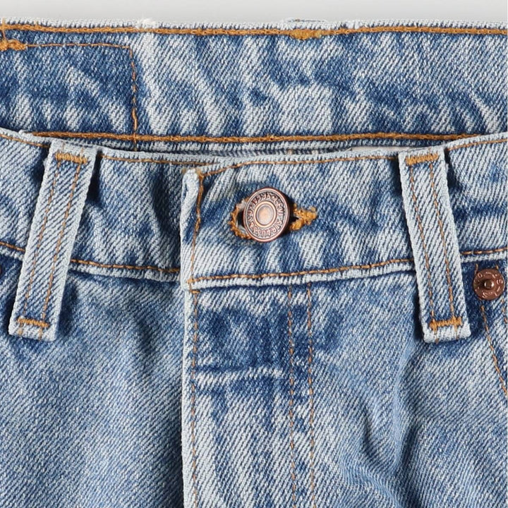 90'S Levi's 550-4891 Relaxed Fit Tapered Leg Denim Pants, Made in USA, Men's Size 32, Vintage cotton blue type Vintage Second Hand
