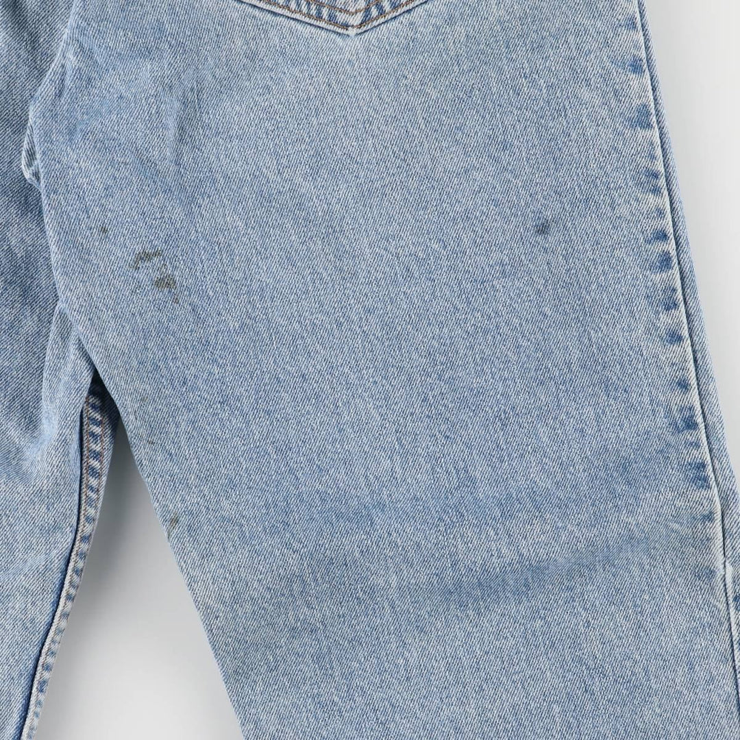90'S Levi's 550-4891 Relaxed Fit Tapered Leg Denim Pants, Made in USA, Men's Size 32, Vintage cotton blue type Vintage Second Hand