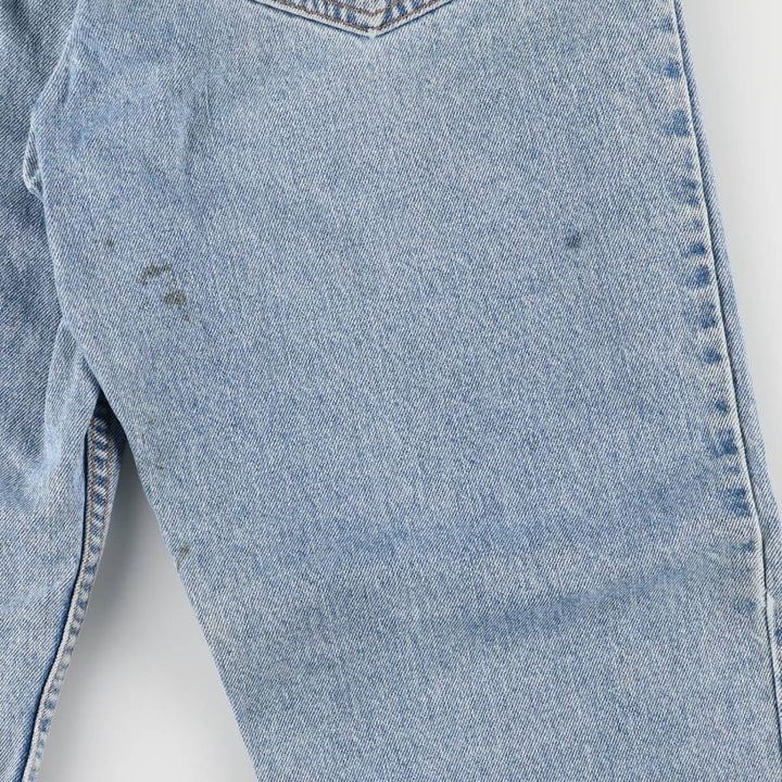 90'S Levi's 550-4891 Relaxed Fit Tapered Leg Denim Pants, Made in USA, Men's Size 32, Vintage cotton blue type Vintage Second Hand