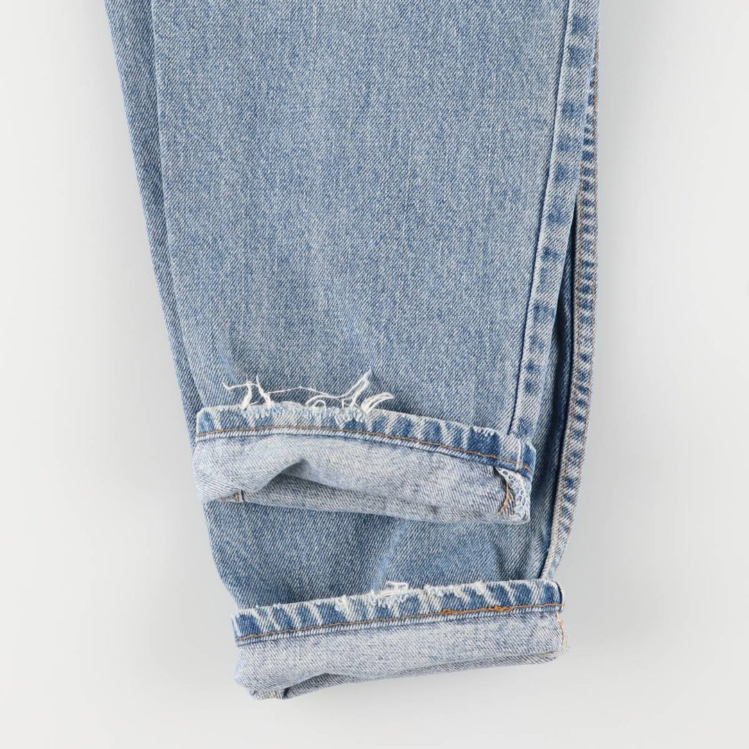 90'S Levi's 550-4891 Relaxed Fit Tapered Leg Denim Pants, Made in USA, Men's Size 32, Vintage cotton blue type Vintage Second Hand