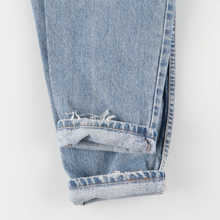 90'S Levi's 550-4891 Relaxed Fit Tapered Leg Denim Pants, Made in USA, Men's Size 32, Vintage cotton blue type Vintage Second Hand