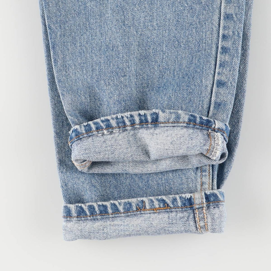 90'S Levi's 550-4891 Relaxed Fit Tapered Leg Denim Pants, Made in USA, Men's Size 32, Vintage cotton blue type Vintage Second Hand