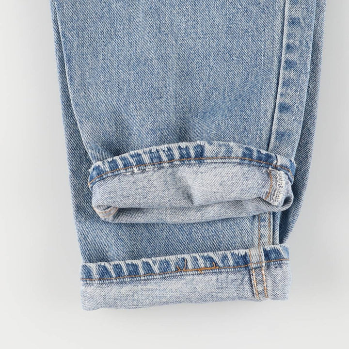 90'S Levi's 550-4891 Relaxed Fit Tapered Leg Denim Pants, Made in USA, Men's Size 32, Vintage cotton blue type Vintage Second Hand
