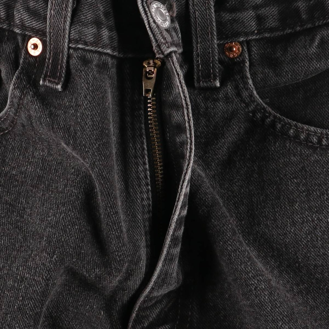 2000'S Levi's 0550-0260 Relaxed Fit Black Denim Tapered Denim Pants, Made in the USA, Men's Size W31 cotton black type Vintage Second Hand