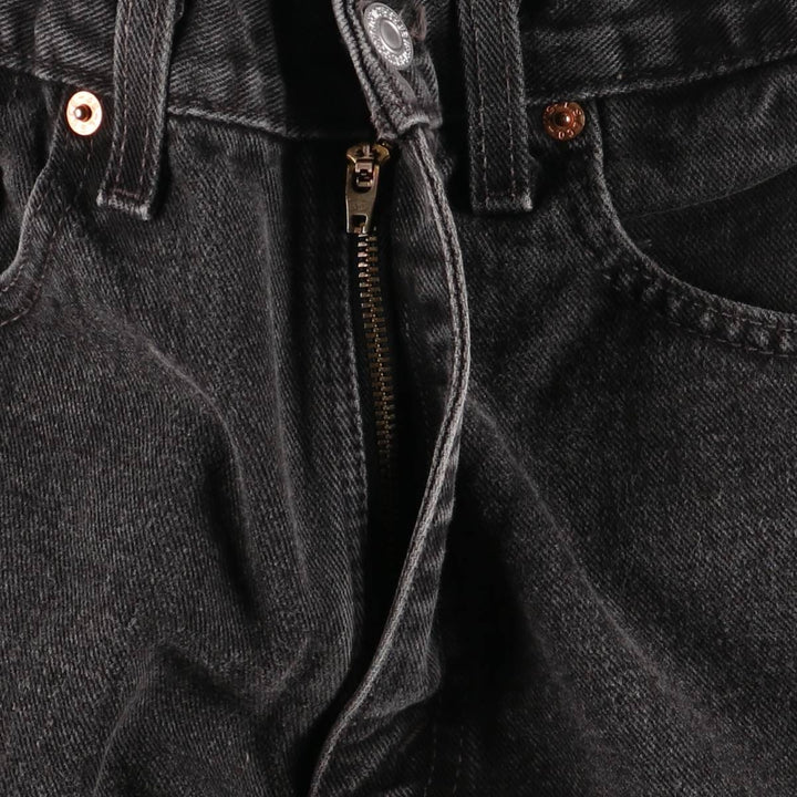 2000'S Levi's 0550-0260 Relaxed Fit Black Denim Tapered Denim Pants, Made in the USA, Men's Size W31 cotton black type Vintage Second Hand