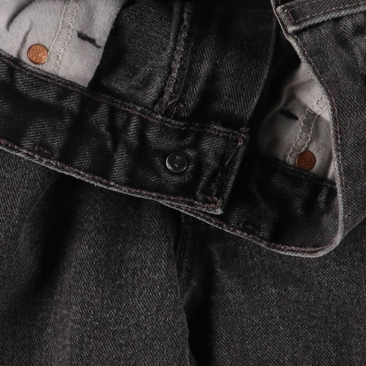 2000'S Levi's 0550-0260 Relaxed Fit Black Denim Tapered Denim Pants, Made in the USA, Men's Size W31 cotton black type Vintage Second Hand