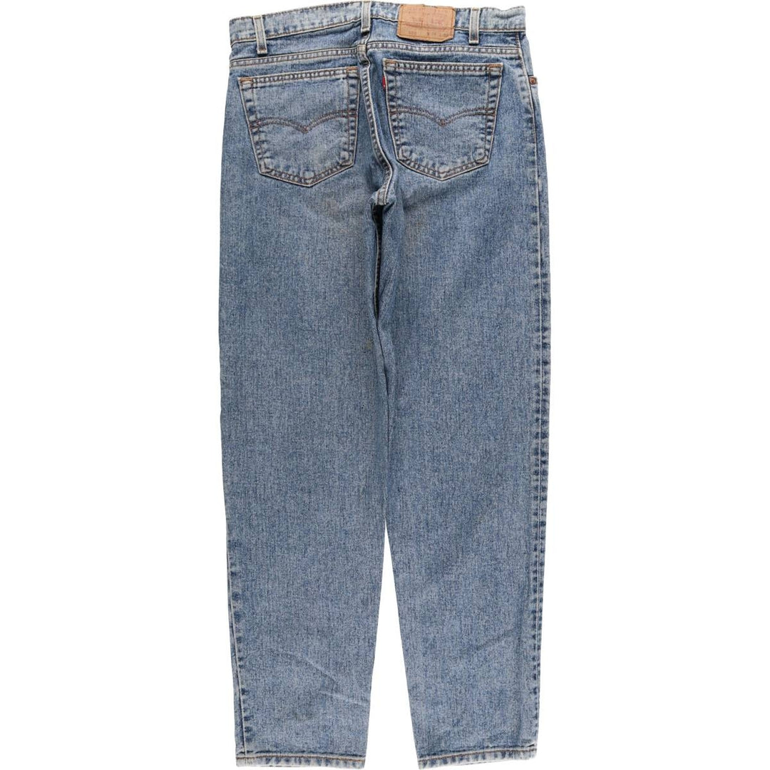 2000'S Levi's 0550-4891 Tapered Denim Pants, Made in USA, Men's Size 34 (approx.) cotton blue type Vintage Second Hand