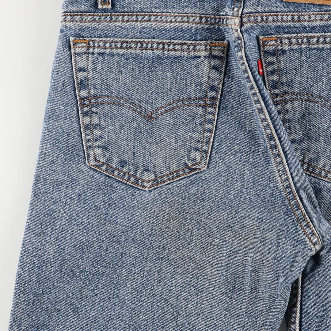 2000'S Levi's 0550-4891 Tapered Denim Pants, Made in USA, Men's Size 34 (approx.) cotton blue type Vintage Second Hand