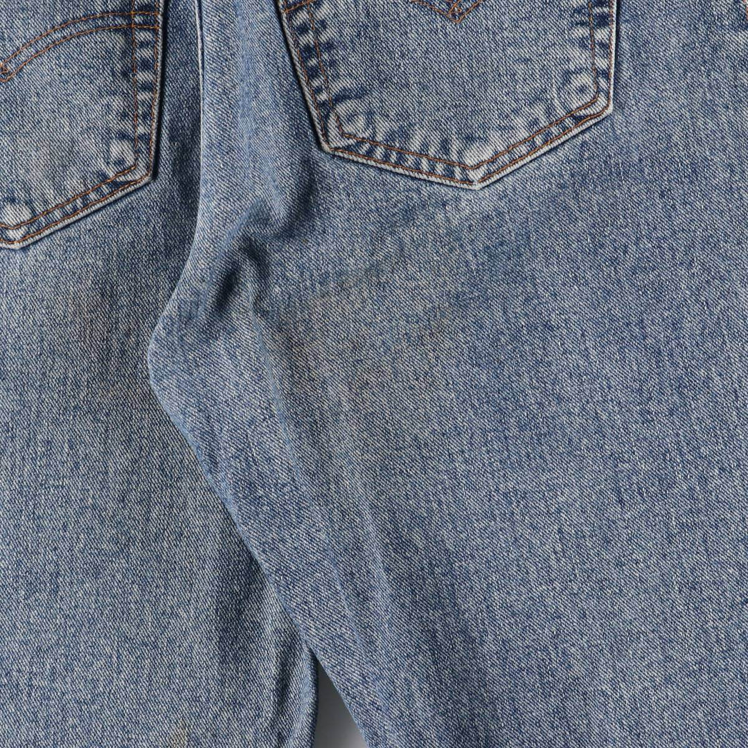 2000'S Levi's 0550-4891 Tapered Denim Pants, Made in USA, Men's Size 34 (approx.) cotton blue type Vintage Second Hand
