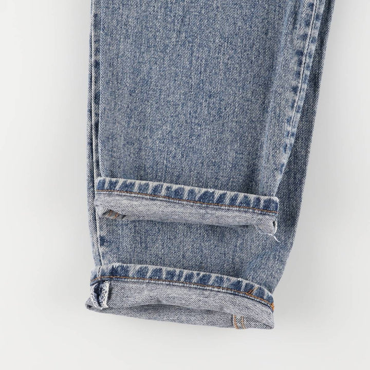2000'S Levi's 0550-4891 Tapered Denim Pants, Made in USA, Men's Size 34 (approx.) cotton blue type Vintage Second Hand
