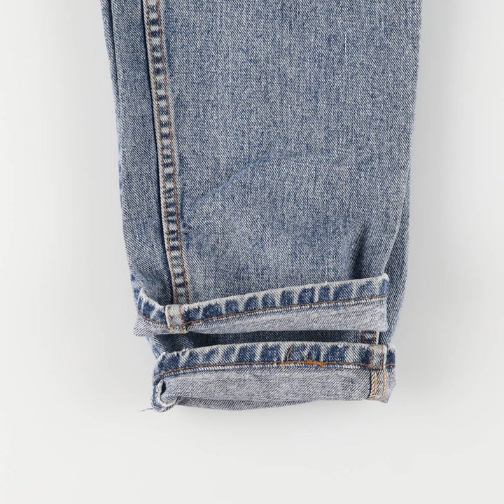 2000'S Levi's 0550-4891 Tapered Denim Pants, Made in USA, Men's Size 34 (approx.) cotton blue type Vintage Second Hand