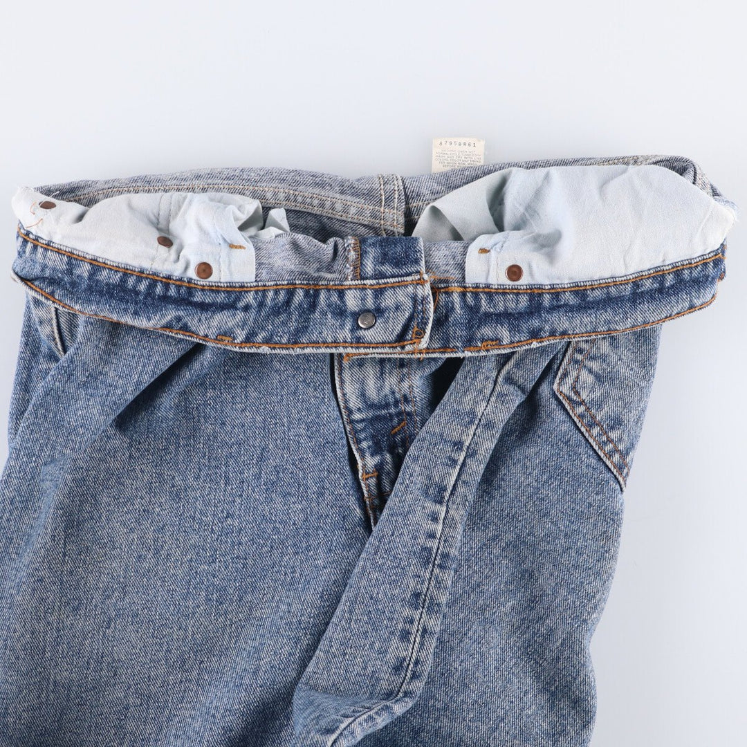 2000'S Levi's 0550-4891 Tapered Denim Pants, Made in USA, Men's Size 34 (approx.) cotton blue type Vintage Second Hand