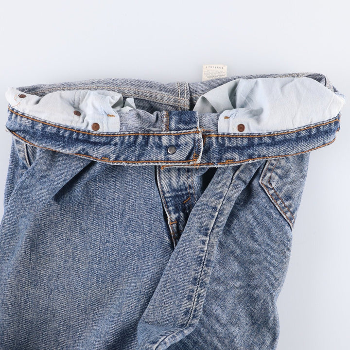 2000'S Levi's 0550-4891 Tapered Denim Pants, Made in USA, Men's Size 34 (approx.) cotton blue type Vintage Second Hand