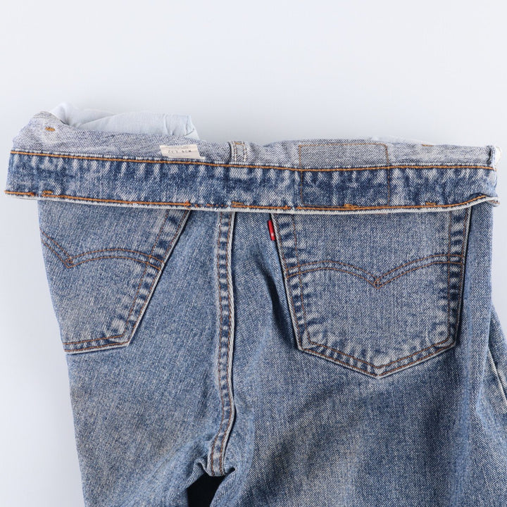 2000'S Levi's 0550-4891 Tapered Denim Pants, Made in USA, Men's Size 34 (approx.) cotton blue type Vintage Second Hand