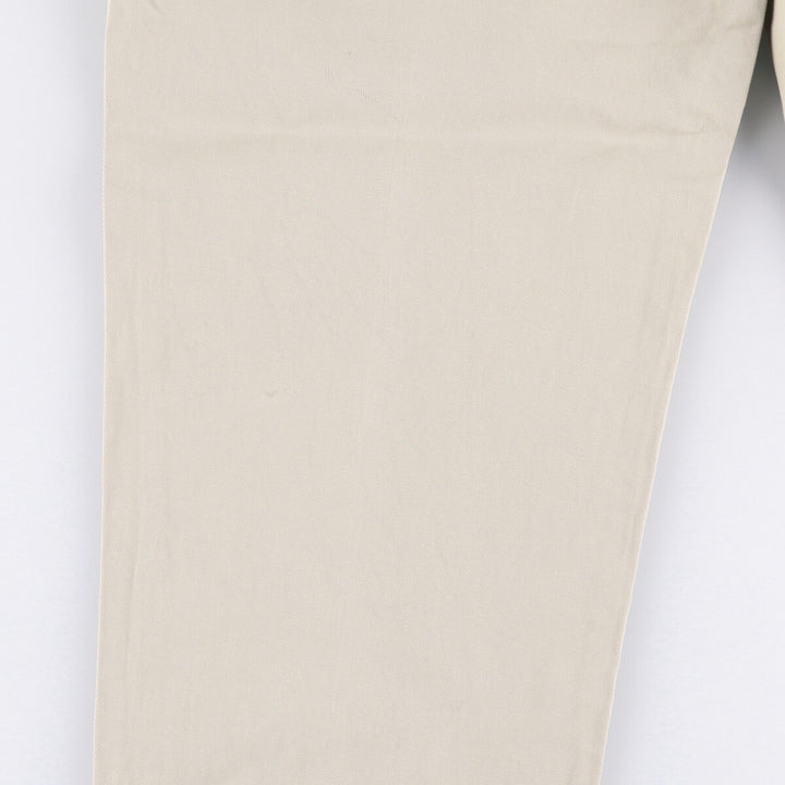 Ralph Lauren POLO by Ralph Lauren ANDREW PANT Two-pleat chino pants for men, equivalent to W34 cotton Beige type Vintage Second Hand