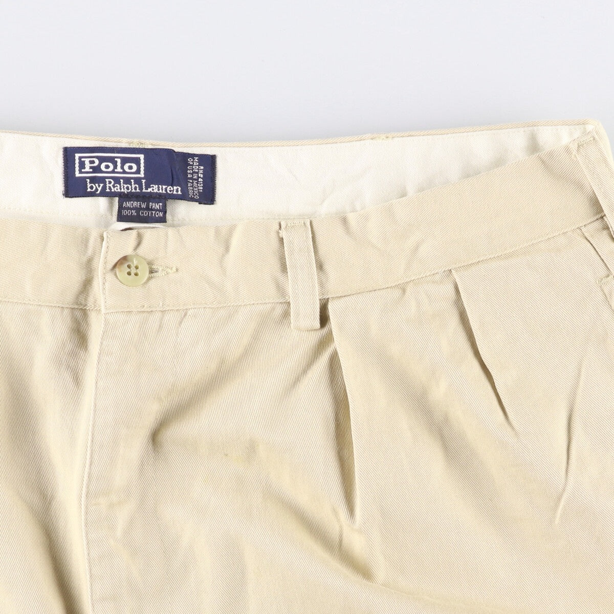 Ralph Lauren POLO by Ralph Lauren ANDREW PANT Two-pleat chino