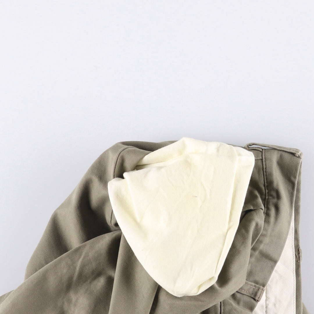 Ralph Lauren POLO by Ralph Lauren ANDREW PANT Two-pleat chino pants for men, equivalent to W34 cotton Khaki type Vintage Second Hand