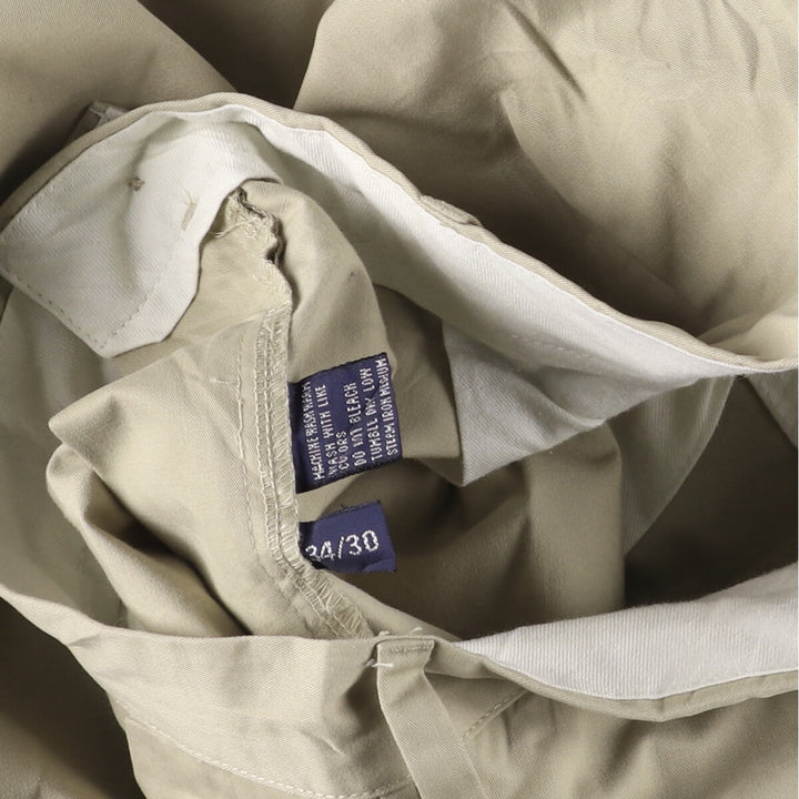 Ralph Lauren POLO GOLF Classic Golf Pant, two-pleat chino pants, men's size W34. cotton Beige type Vintage Second Hand