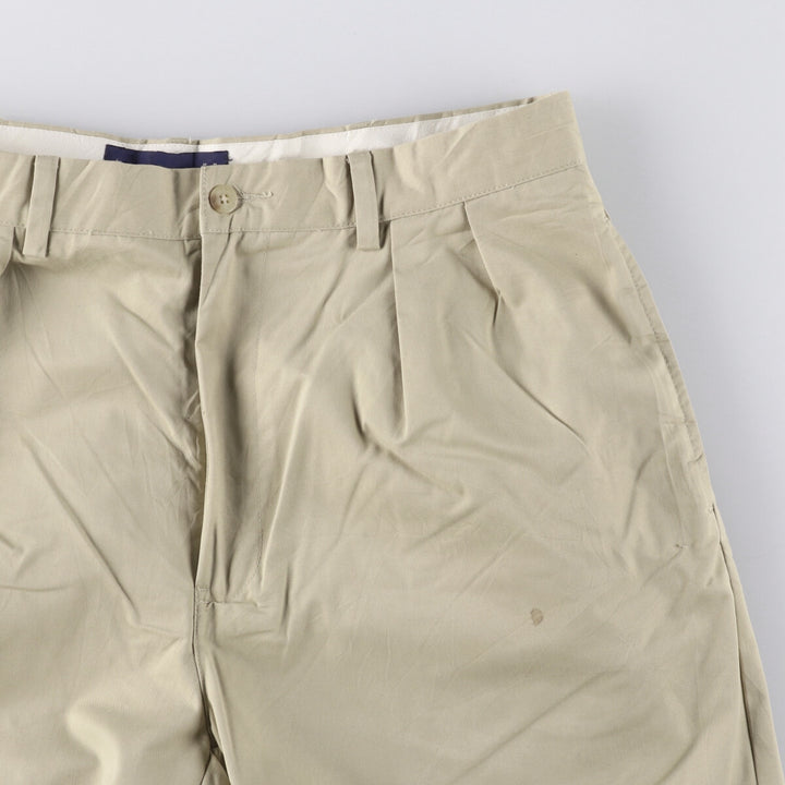 Ralph Lauren POLO GOLF Classic Golf Pant, two-pleat chino pants, men's size W34. cotton Beige type Vintage Second Hand