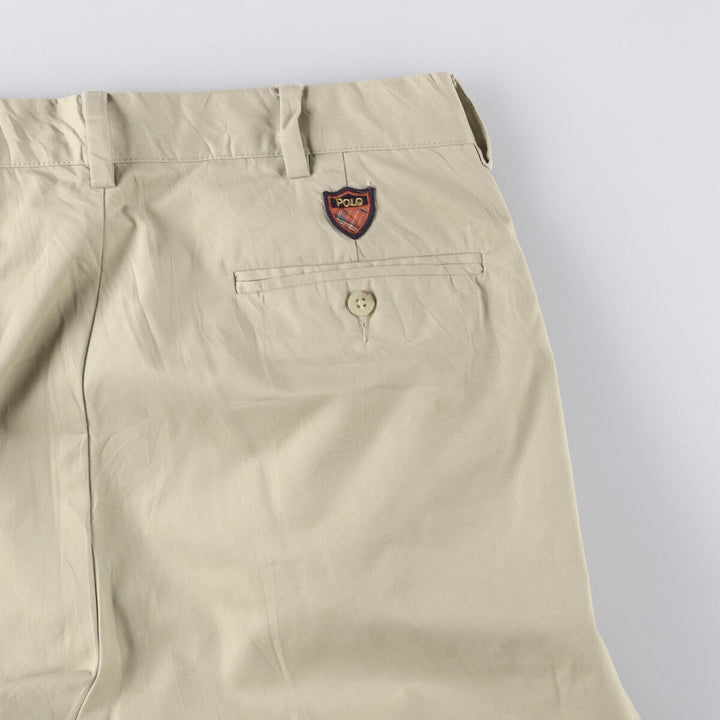 Ralph Lauren POLO GOLF Classic Golf Pant, two-pleat chino pants, men's size W34. cotton Beige type Vintage Second Hand
