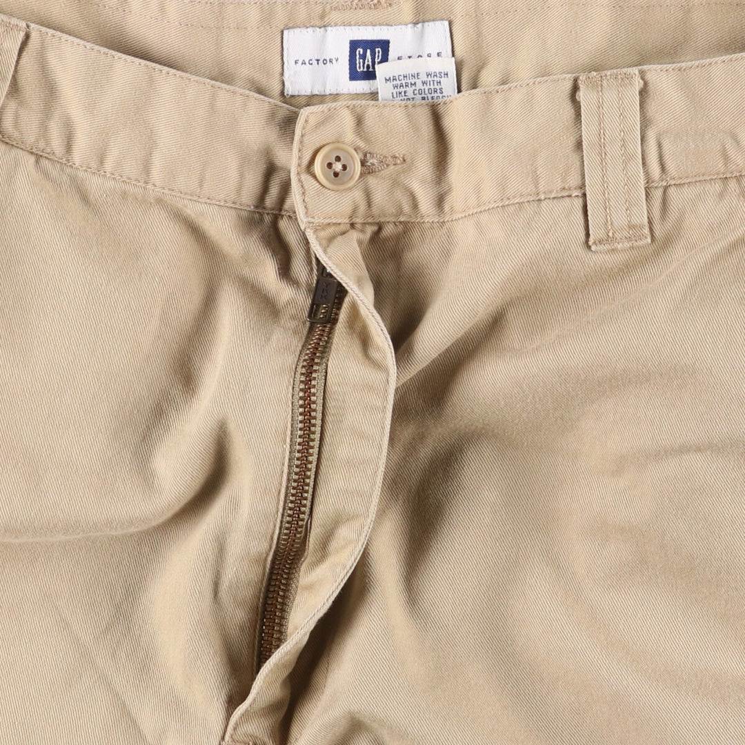 2000'S GAP FACTORY STORE Men's Cargo Pants, Size W37 cotton Beige type Vintage Second Hand