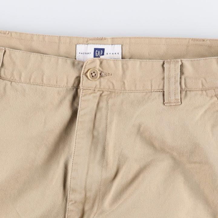 2000'S GAP FACTORY STORE Men's Cargo Pants, Size W37 cotton Beige type Vintage Second Hand