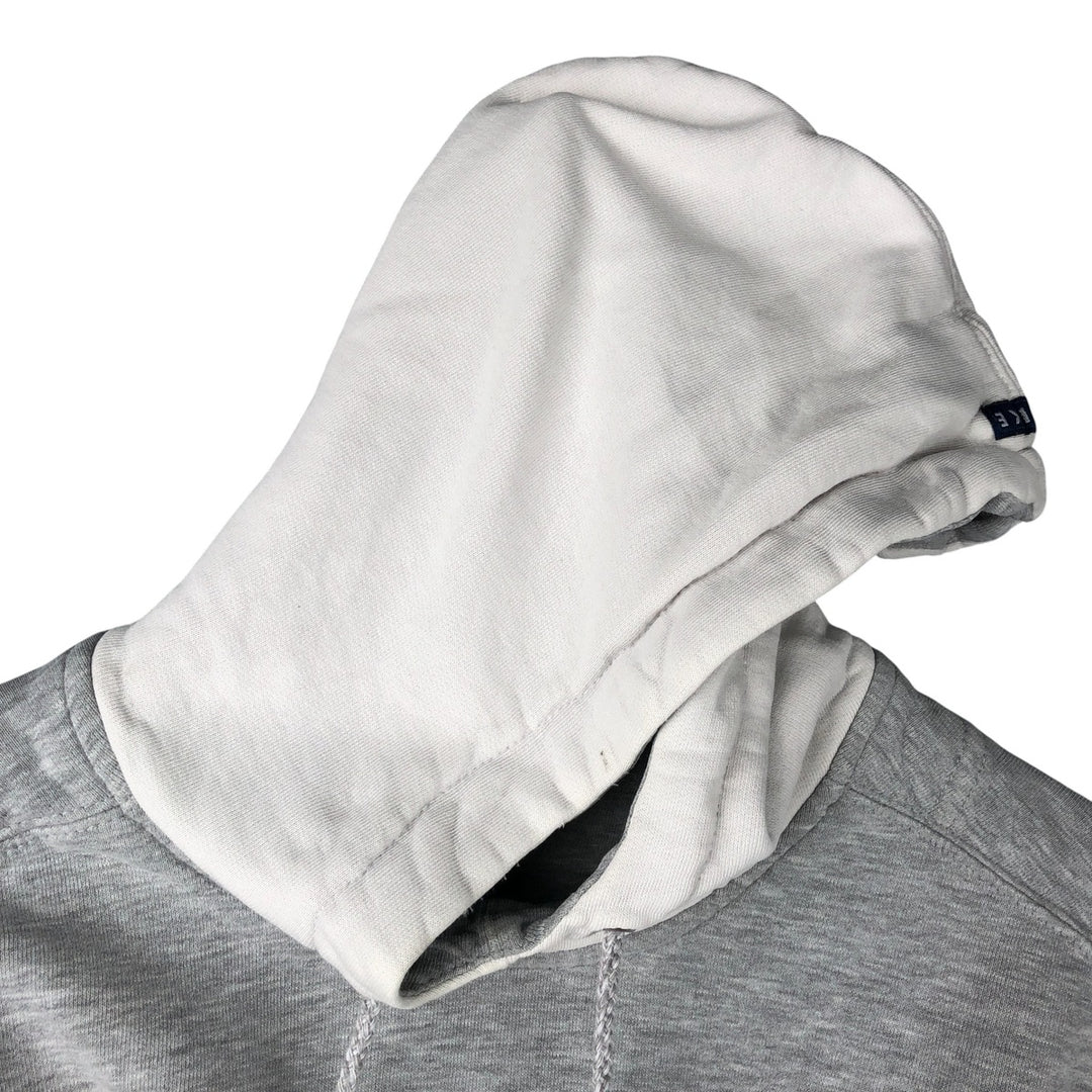 90'S Nike Sweatshirt Pullover Hoodie, Men's Size Medium, Vintage cotton gray type Vintage Second Hand