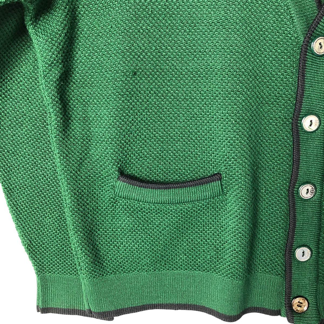 DAVID JORDA Acrylic Knit Cardigan, Men's XL acrylic green type Vintage Second Hand