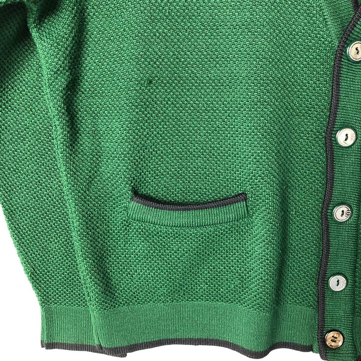 DAVID JORDA Acrylic Knit Cardigan, Men's XL acrylic green type Vintage Second Hand