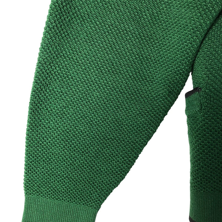 DAVID JORDA Acrylic Knit Cardigan, Men's XL acrylic green type Vintage Second Hand