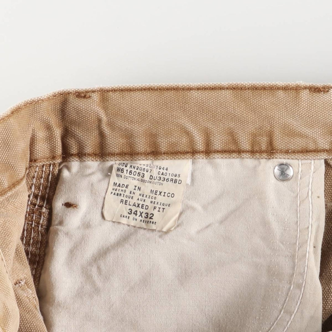 Dickies Duck Painter Pants Men's W34 equivalent cotton Beige type Vintage Second Hand