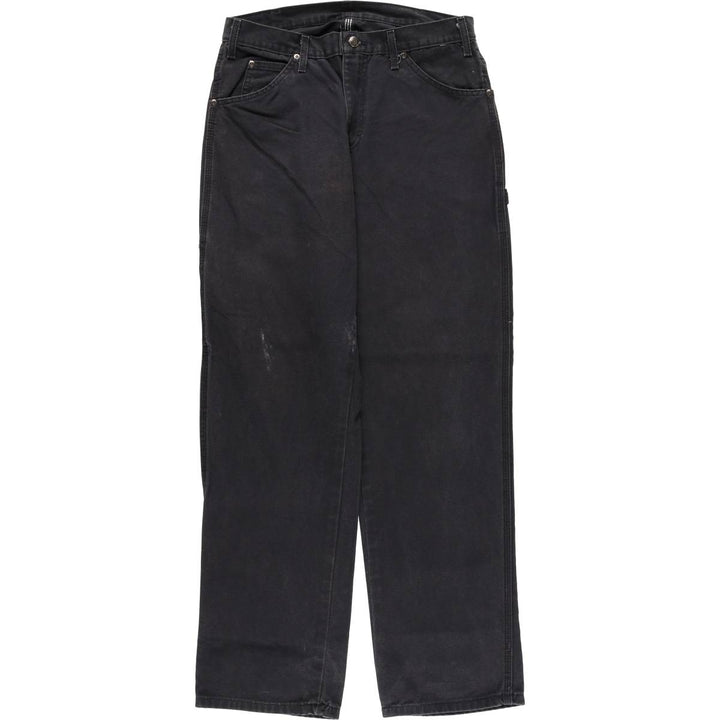 Dickies Duck Painter Pants Men's W33 equivalent cotton black type Vintage Second Hand